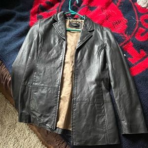 Nicole Miller women’s leather jacket